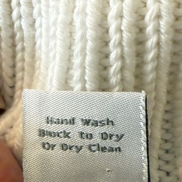 Soft Surroundings Women’s White Cotton Tunic Sweater. Size XS/S. - Picture 11 of 11